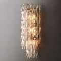 Chiaravalle Glass Tiered Grand Wall Sconce