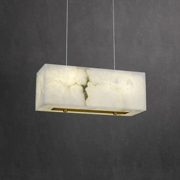 Charlene Marble Cubic Dining Area Chandelier-Momo Lighting