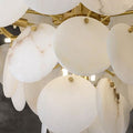 Charlene Marble Multi-Tier Round Chandelier-Momo Lighting