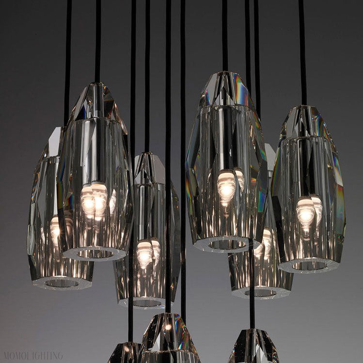 Chatain Round Chandelier 18"-Momo Lighting