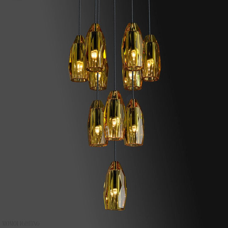 Chatain Round Chandelier 18"-Momo Lighting