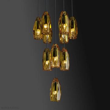 Chatain Round Chandelier 18"-Momo Lighting