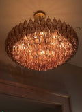 Chiara Glass Tiered Round Chandelier 37