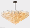 Chiara Glass Tiered Round Chandelier 61