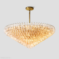 Chiara Glass Tiered Round Chandelier 61