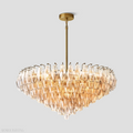 Chiaravalle Glass Tiered Round Chandelier 37