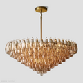 Chiaravalle Glass Tiered Round Chandelier 47