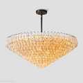 Chiaravalle Glass Tiered Round Chandelier 61