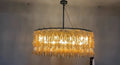 Chiaravalle Glass Tiered Round Chandelier D 37