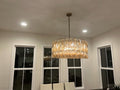 Chiaravalle Glass Tiered Round Chandelier D 37