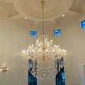 Classic Modern Multi-layers Crystal Chandelier for Staircase/Foyer/Villa-Momo Lighting