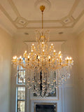 Classic Modern Multi-layers Crystal Chandelier for Staircase/Foyer/Villa-Momo Lighting