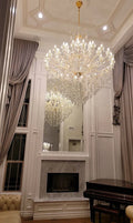 Classic Modern Multi-layers Crystal Chandelier for Staircase/Foyer/Villa-Momo Lighting