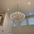 Classic Modern Multi-layers Crystal Chandelier for Staircase/Foyer/Villa-Momo Lighting