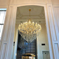 Classic Modern Multi-layers Crystal Chandelier for Staircase/Foyer/Villa-Momo Lighting