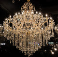 Classic Modern Multi-layers Crystal Chandelier for Staircase/Foyer/Villa-Momo Lighting