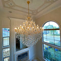 Classic Modern Multi-layers Crystal Chandelier for Staircase/Foyer/Villa-Momo Lighting