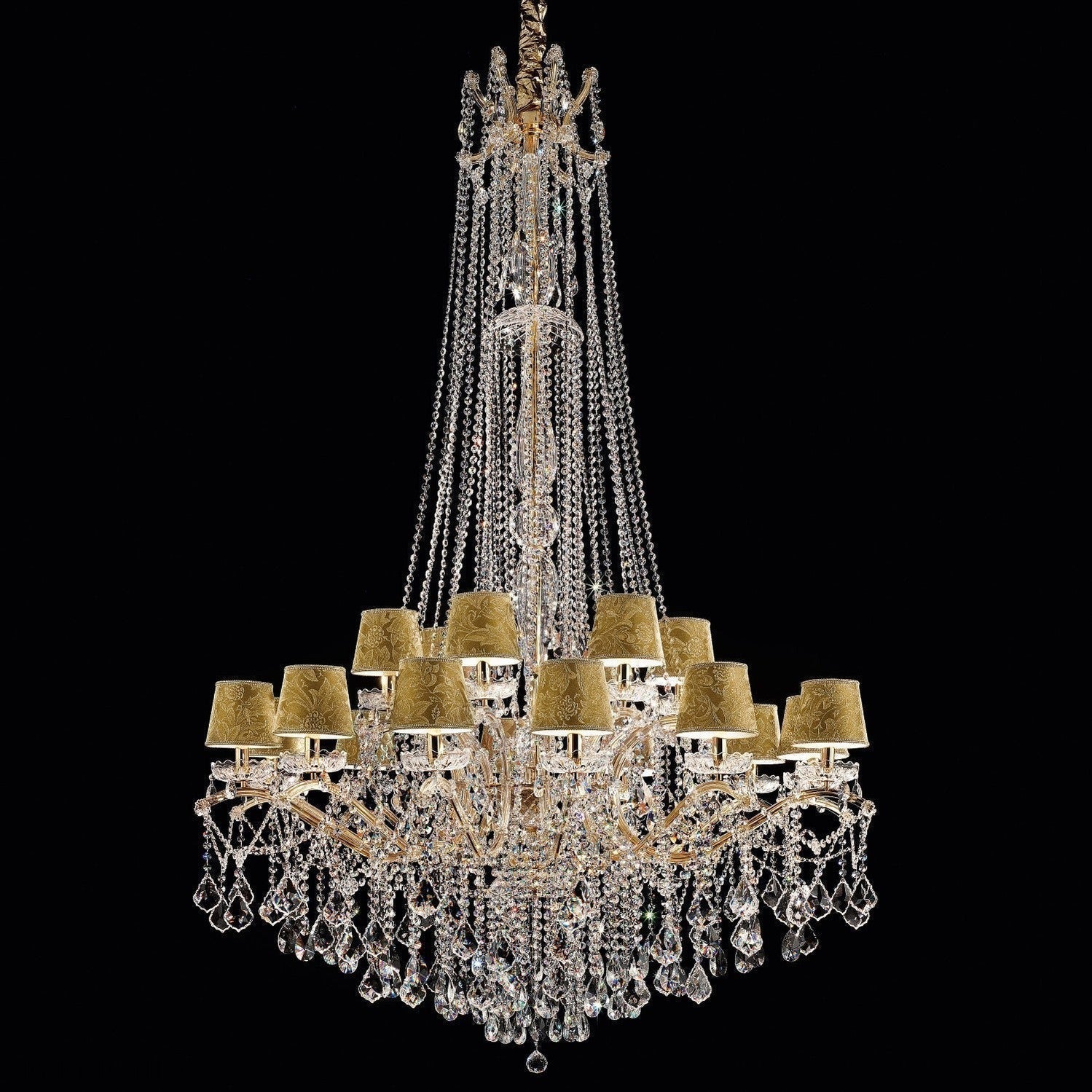 Classical Maria Theresa 18 Light Crystal Glass Chandelier VE 987/18 MT