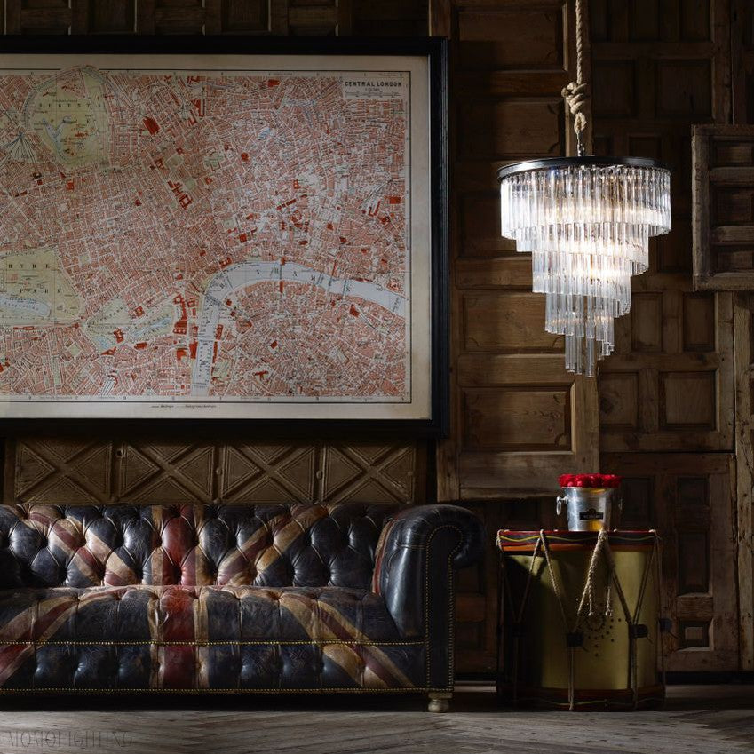 Cloe Spiral Chandelier-Momo Lighting