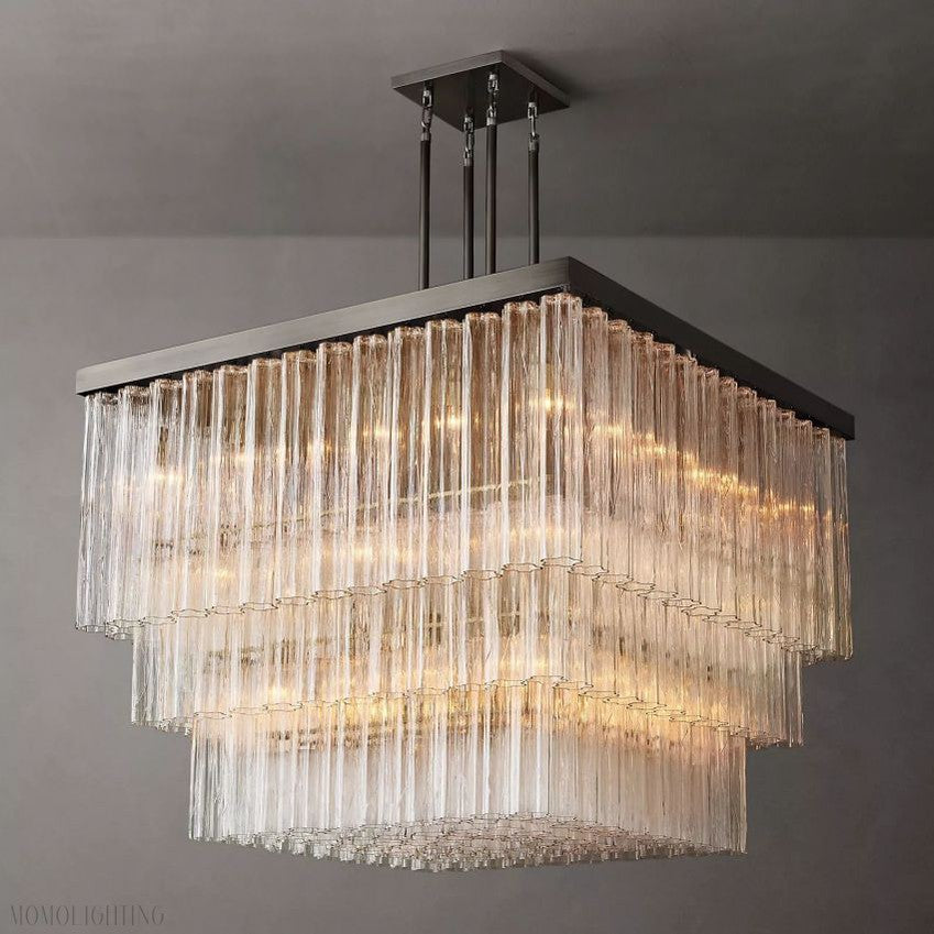 Cloe Square Chandelier 45"