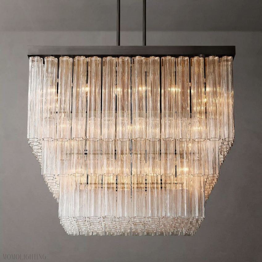 Cloe Square Chandelier 45"