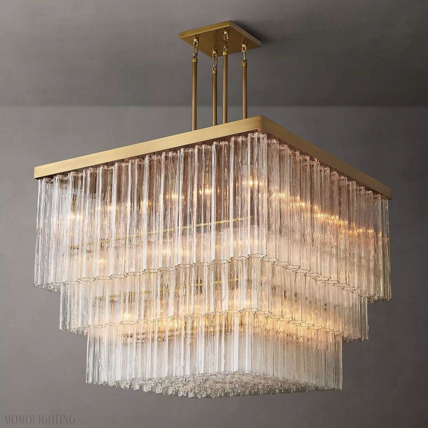 Cloe Square Chandelier 45"