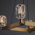 Cono Crystal Square Chandelier 36