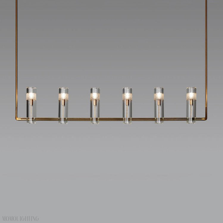 Cono Linear Chandelier for Dining Room-Momo Lighting