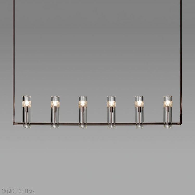 Cono Linear Chandelier for Dining Room-Momo Lighting