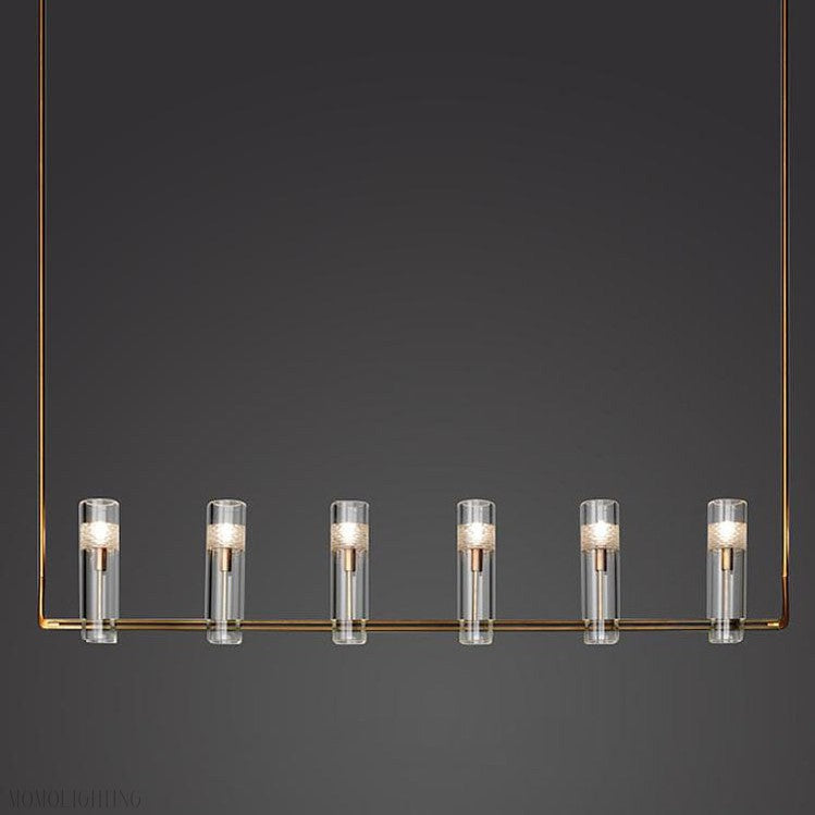 Cono Linear Chandelier for Dining Room-Momo Lighting