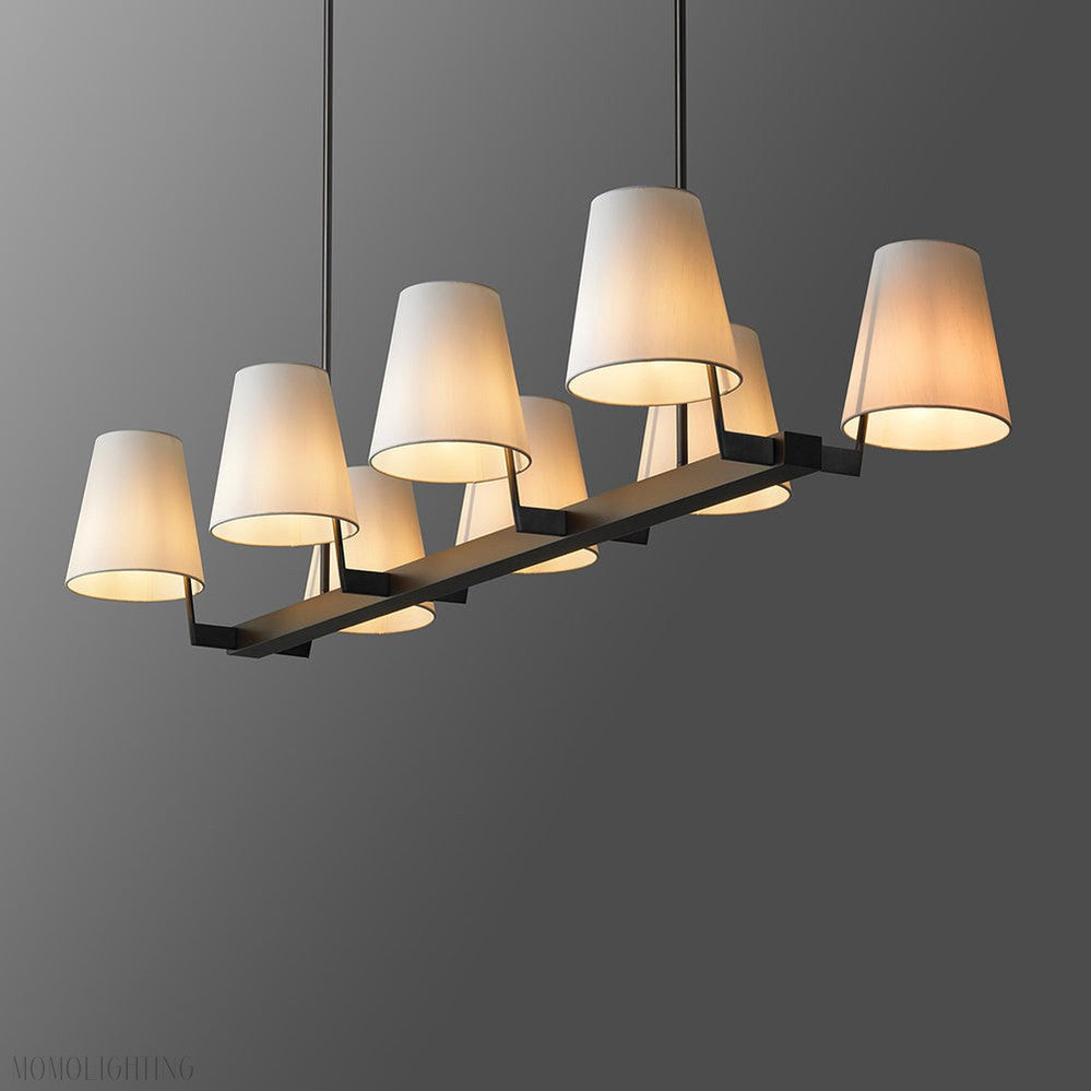 Corniche Circular Linear Chandelier 60'' for dining room & Kitchen-Momo Lighting