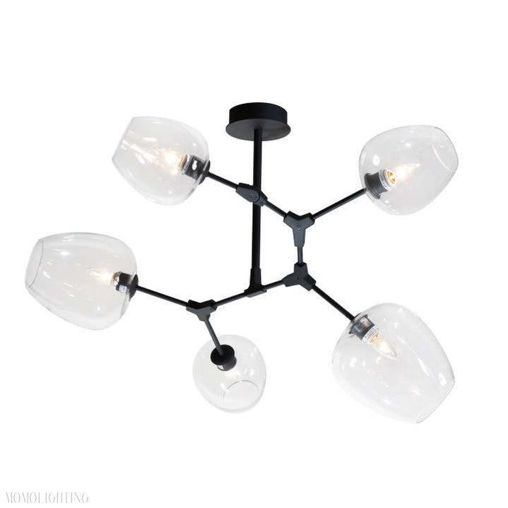 Covington Drop Globe Branching Bubble Chandelier 30''-Momo Lighting