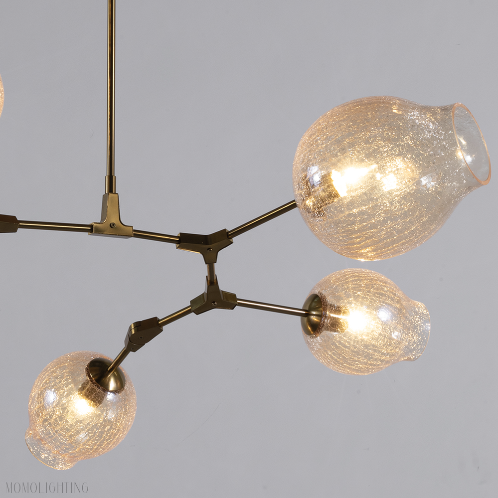 Covington Drop Globe Branching Bubble Chandelier 30''-Momo Lighting