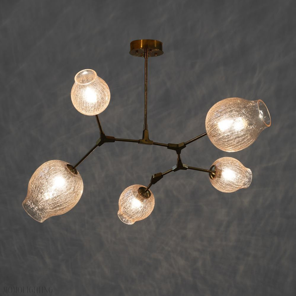 Covington Drop Globe Branching Bubble Chandelier 30''-Momo Lighting