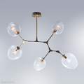 Covington Drop Globe Branching Bubble Chandelier 30''-Momo Lighting