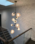 Covington Drop Globe Branching Bubble Chandelier 38''-Momo Lighting