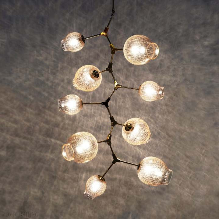 Covington Drop Globe Branching Bubble Chandelier 38''-Momo Lighting