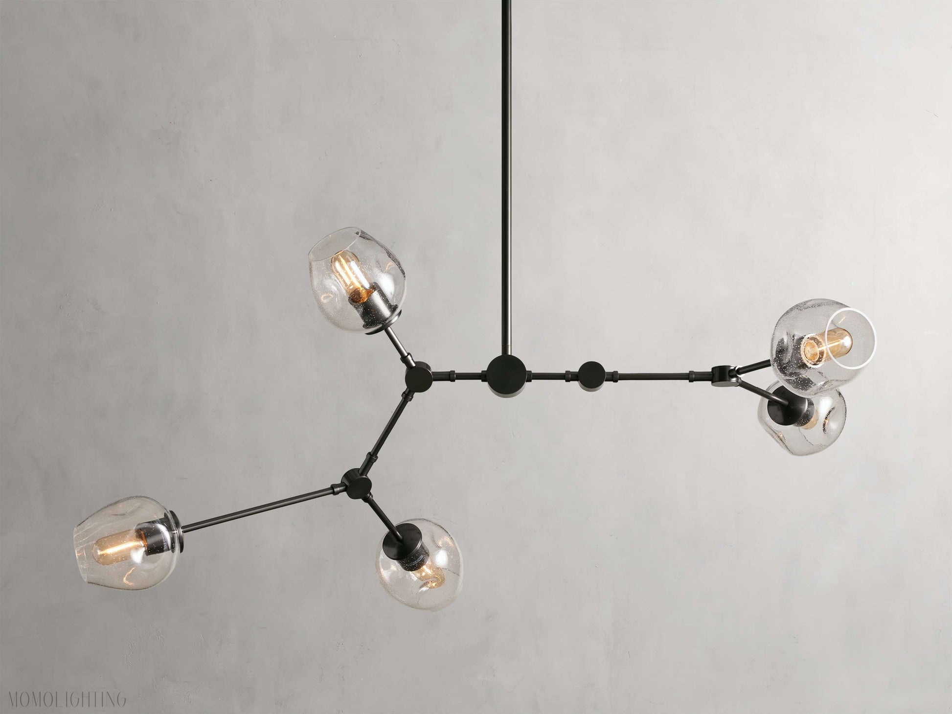 Covington Horizontal Globe Branching Bubble Chandelier-Momo Lighting
