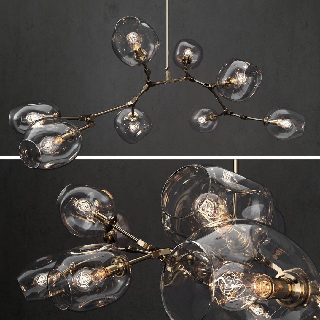 Covington Horizontal Globe Branching Bubble Chandelier-Momo Lighting