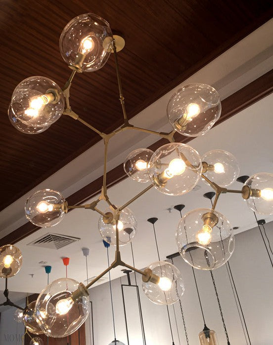 Covington Horizontal Globe Branching Bubble Chandelier-Momo Lighting