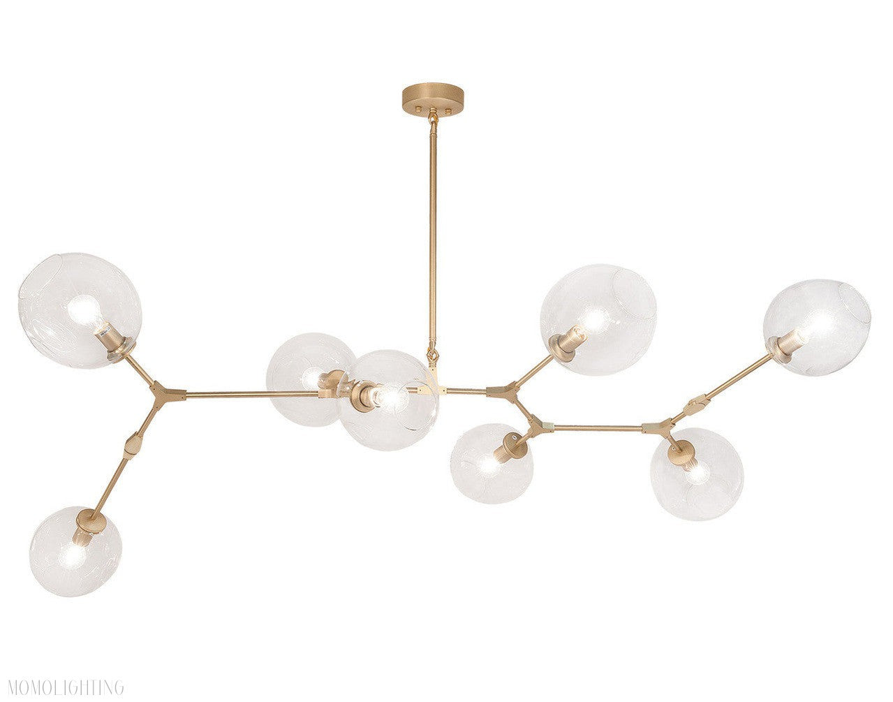 Covington Horizontal Globe Branching Bubble Chandelier-Momo Lighting
