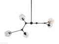 Covington Horizontal White Globe Branching Bubble Chandelier-Momo Lighting