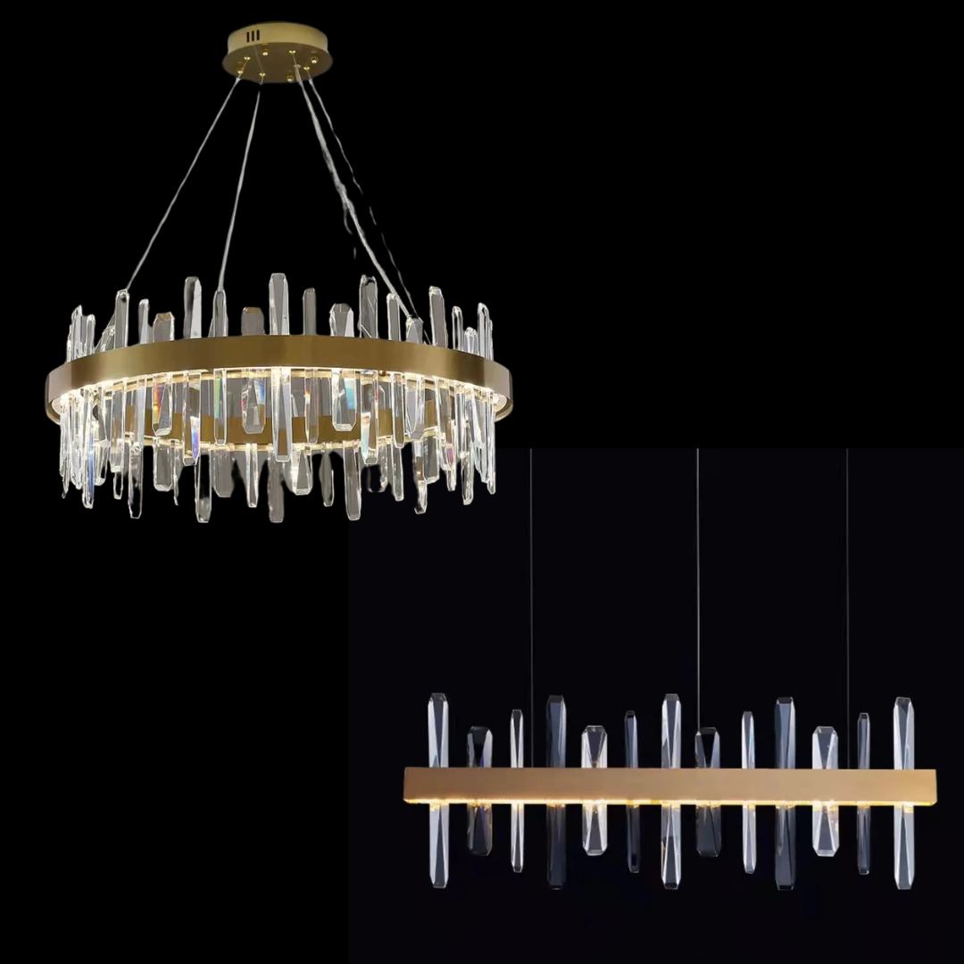 Crystal Chandelier For Dining Room Unique Style Crystal Pendant Light-Momo Lighting