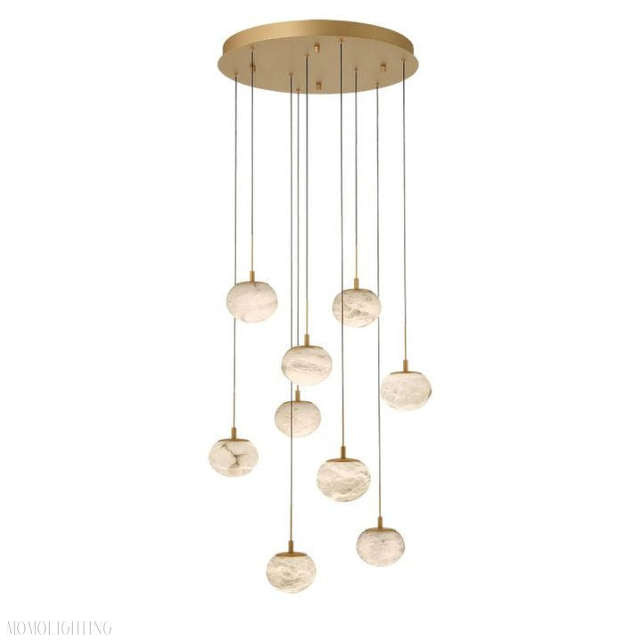 Cudor Round LED Chandelier-Momo Lighting