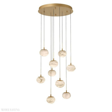 Cudor Round LED Chandelier-Momo Lighting