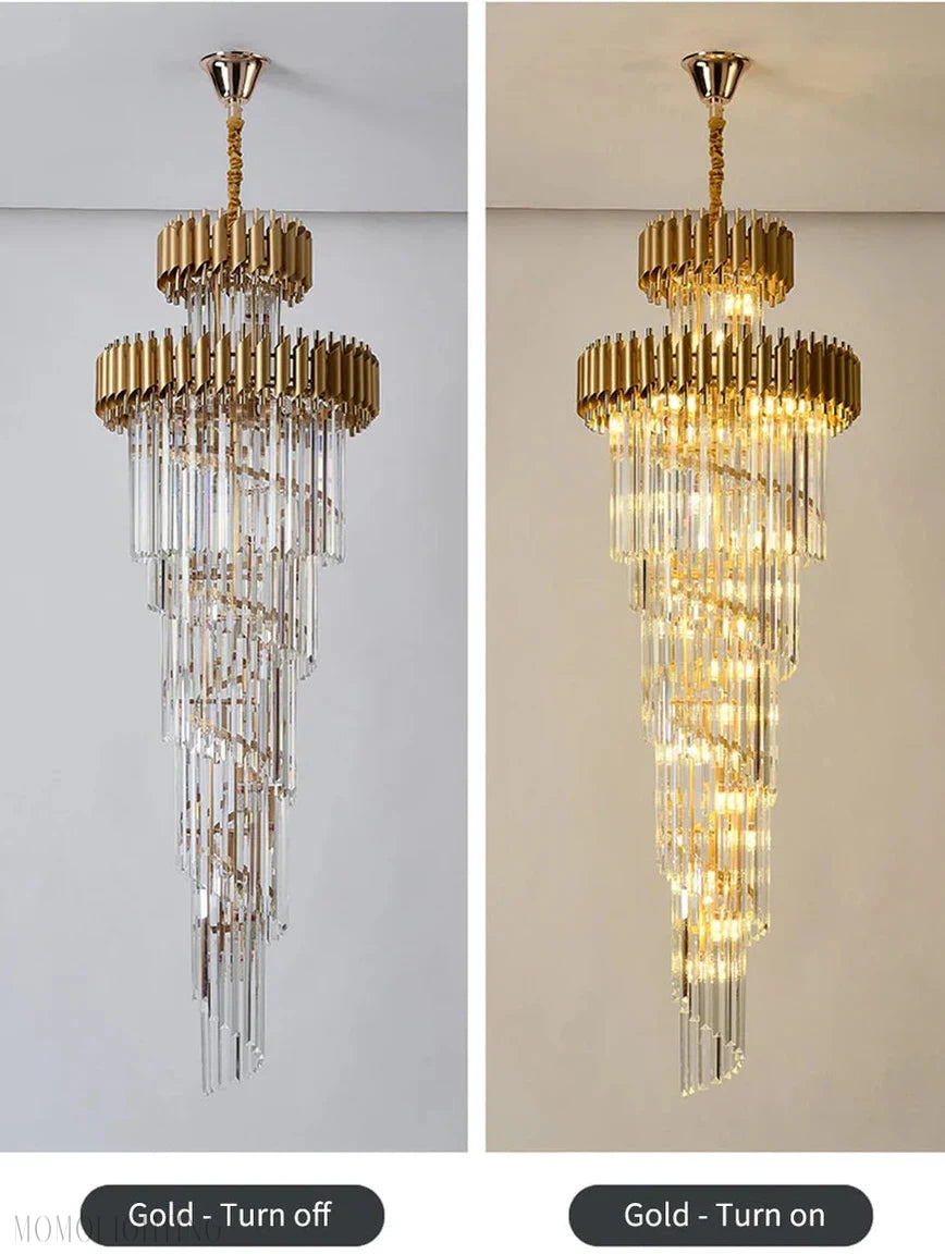 Cyrus Multiple Tier Crystal Chandelier