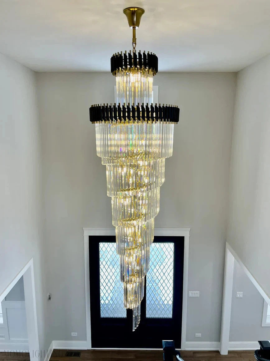 Cyrus Multiple Tier Crystal Chandelier