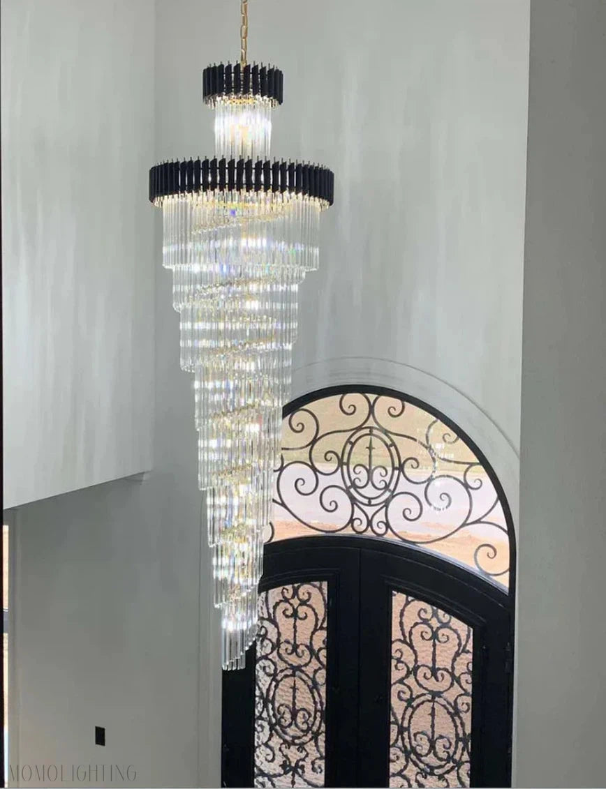 Cyrus Multiple Tier Crystal Chandelier