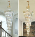 Danilo Multiple Tier Crystal Chandelier-Momo Lighting