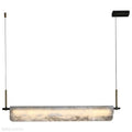 Dapit Alabaster Dining Linear Chandelier 39